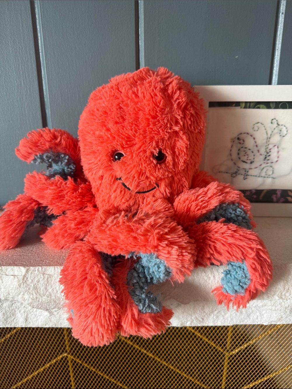 Coral Plush Octopus Stuffed Animal - Soft Kids Toy